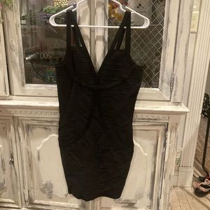 NEW Angl black stretchy cocktail dress size L